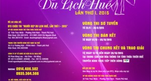 Cuộc thi người đẹp du lịch Huế năm 2015 – lần 1